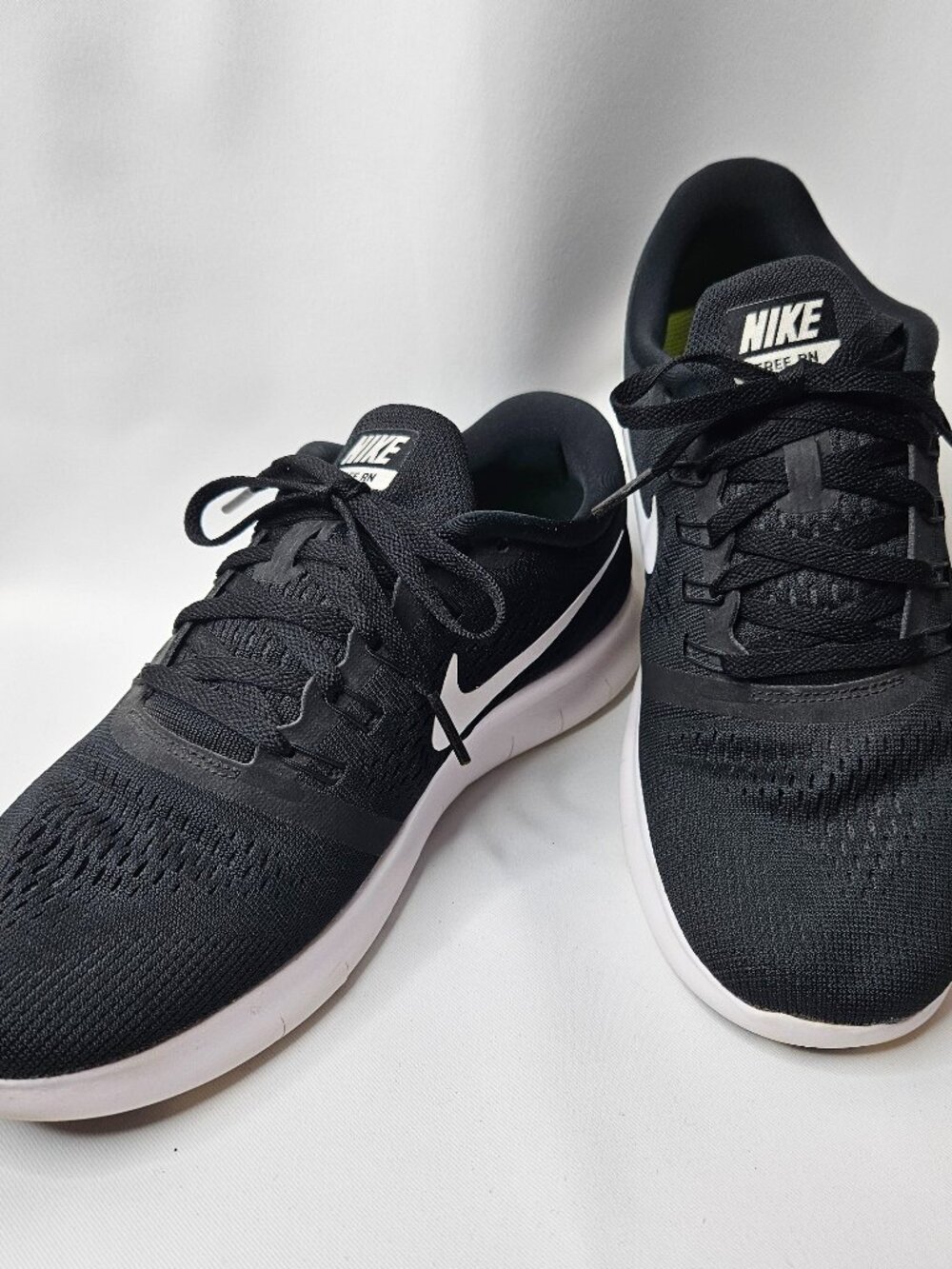 Nike Free RN 2016 Women's Running Shoes Black White 831509-001 Size 8.5